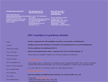 Tablet Screenshot of goedkoopste-aov.nl